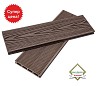 Террасная доска Green Decking Цвет: Темно - Коричневый 3d Террасная доска Green Decking Цвет: Темно - Коричневый 3d